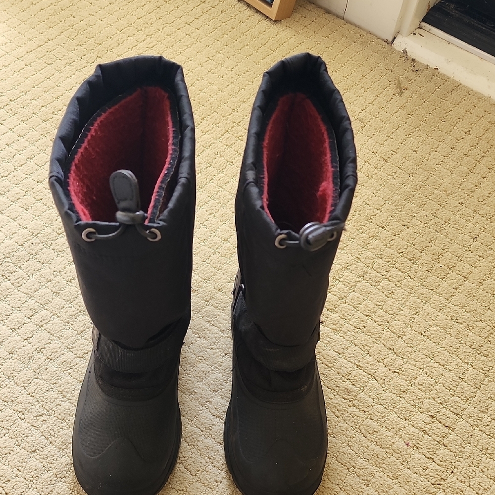 Kamik Kids Black and Red Rain & Snow Boots